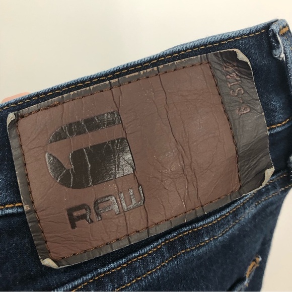 G Star Raw 36x34 3301 Deconstructed Slim Straight Jeans 0310 - Picture 6 of 11